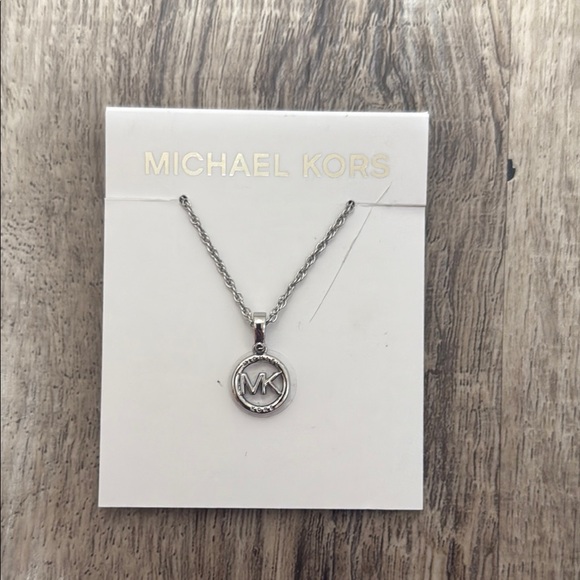 Michael Kors Jewelry - Michael Kors Silver Knot Pendant Necklace